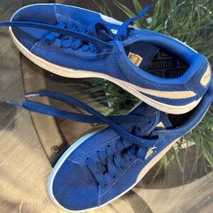 Puma Blue Athletic Shoes